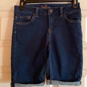 Justice,Squeeze and Jordache girls size 12 stretch jean short